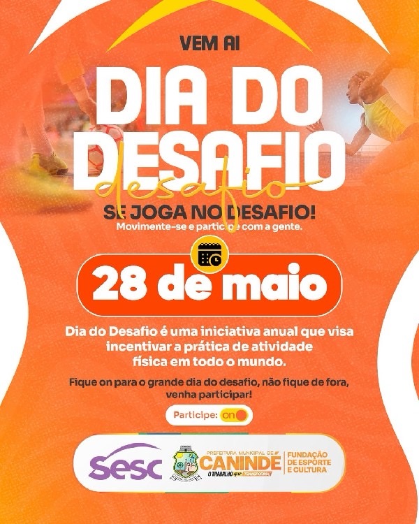 Canindé participa do Dia do Desafio com programação gratuita para a população