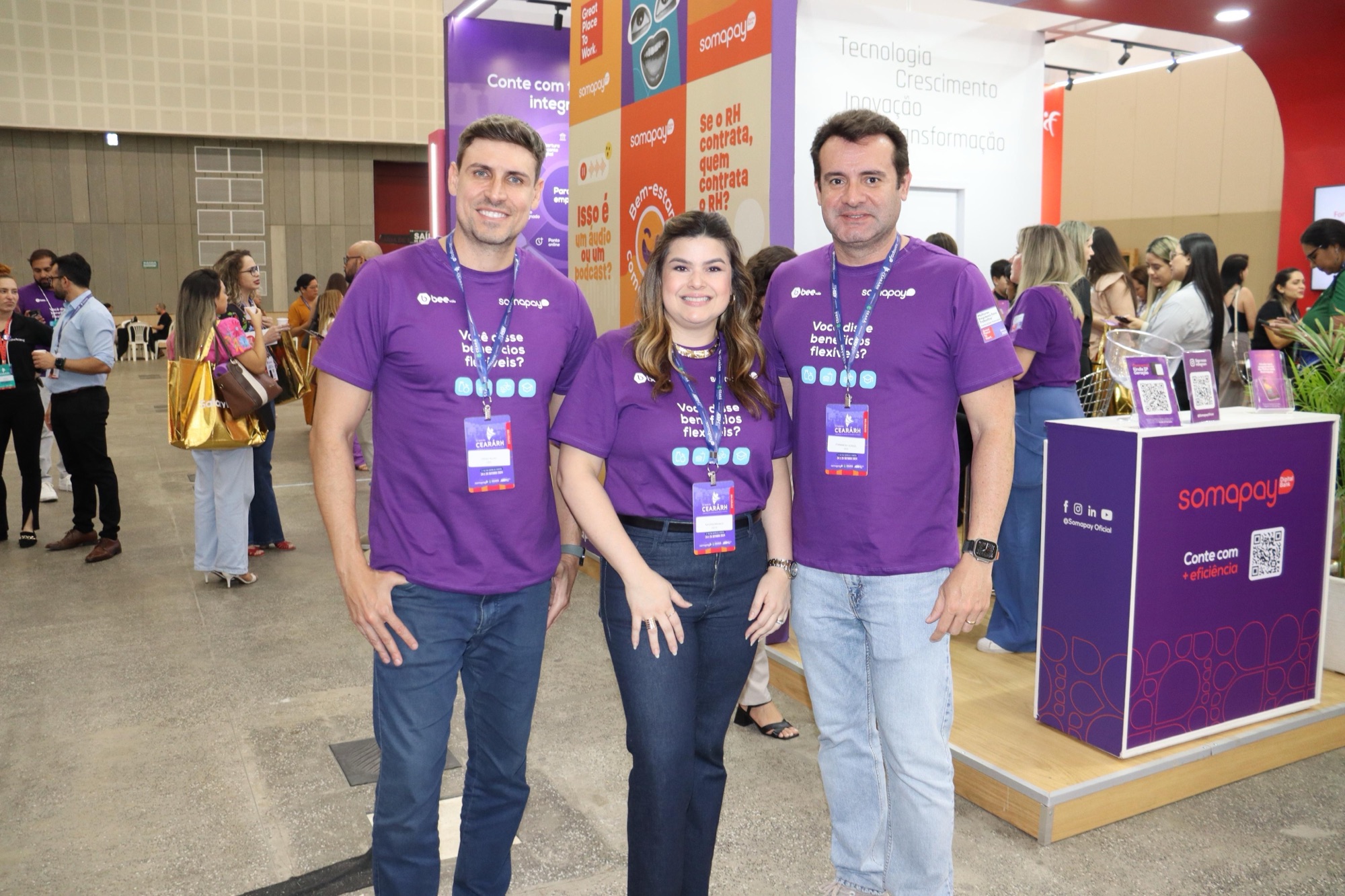 Somapay e Bee Vale apresentam soluções integradas no RH Rio 2025 para transformar a gestão de pessoas