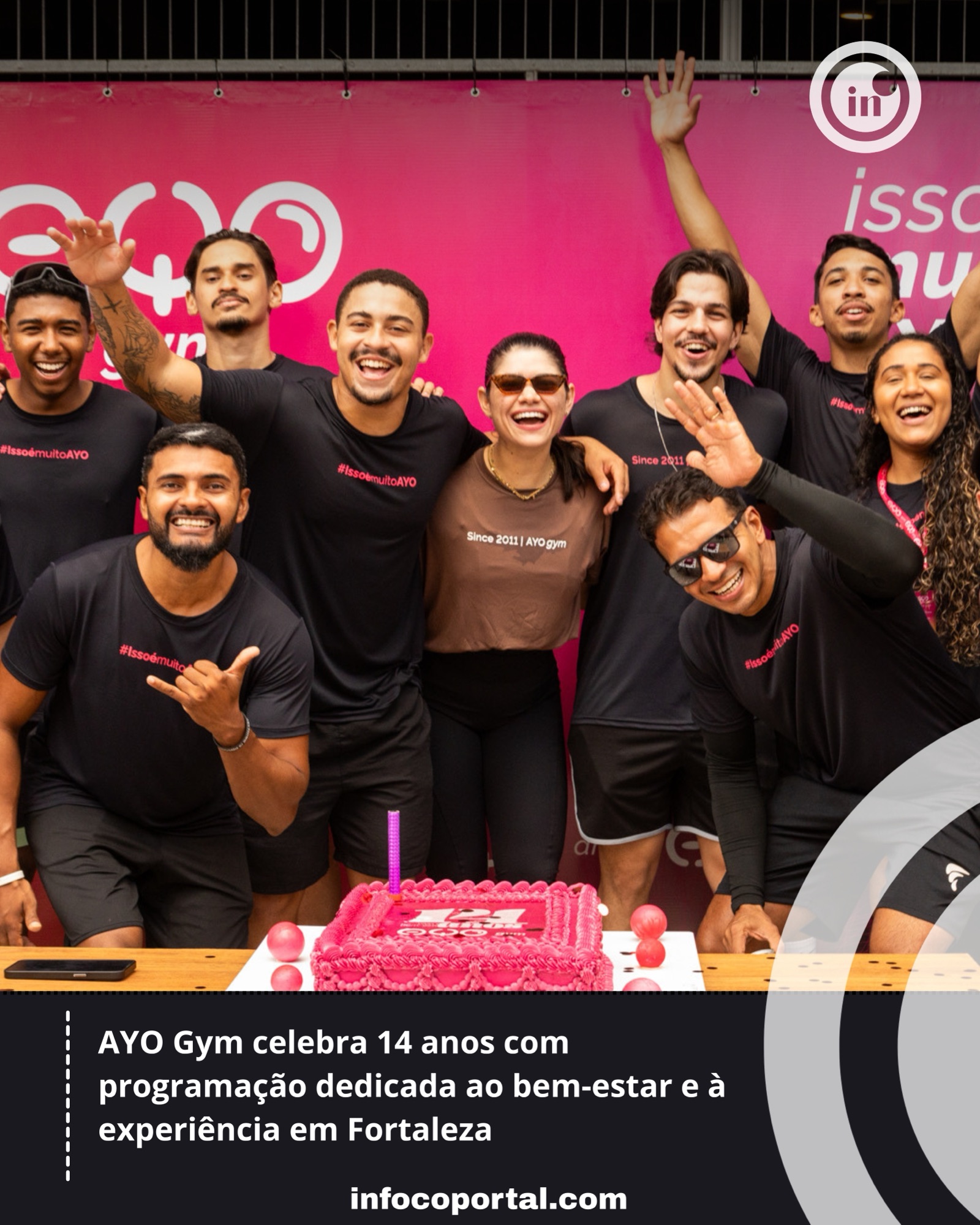 AYO Gym celebra 14 anos com programação dedicada ao bem-estar e à experiência em Fortaleza