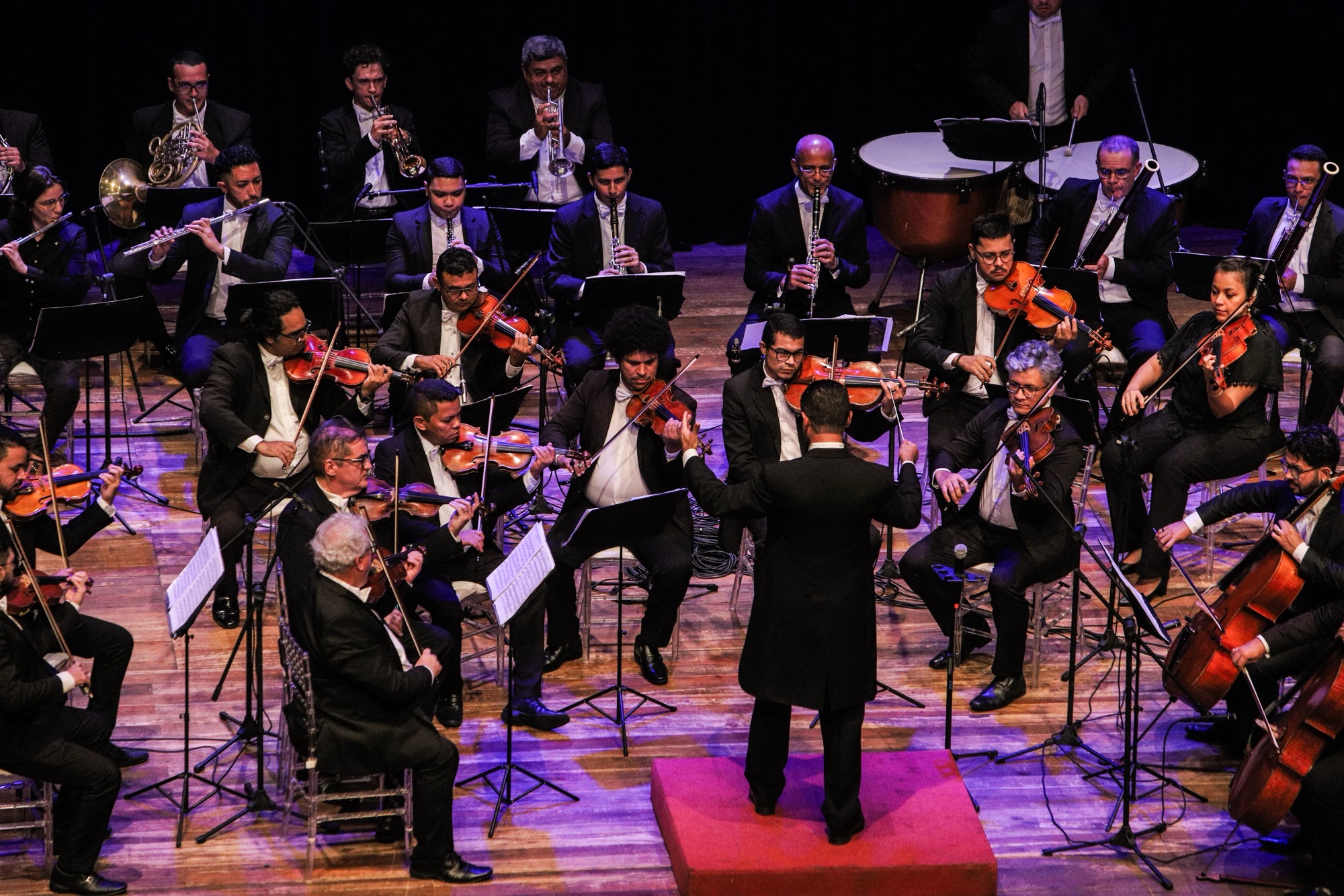Orquestra Contemporânea Brasileira realiza concerto didático para crianças no Theatro Via Sul Fortaleza