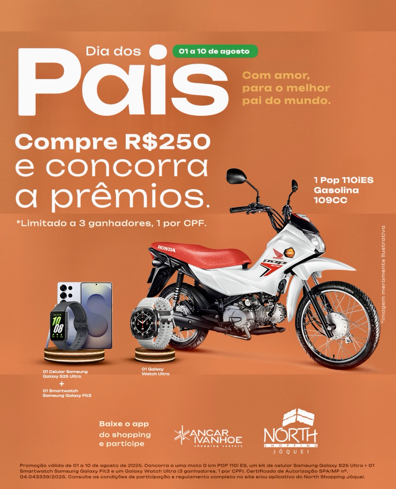 Shopping Jóquei lança campanha especial de Dia dos Pais com sorteio de prêmios