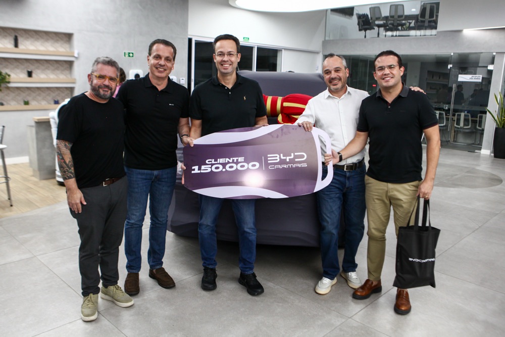 [BYD 150K] 150.000: a BYD é do Brasil! Marca celebra o feito histórico de vendas em apenas três anos no mercado nacional