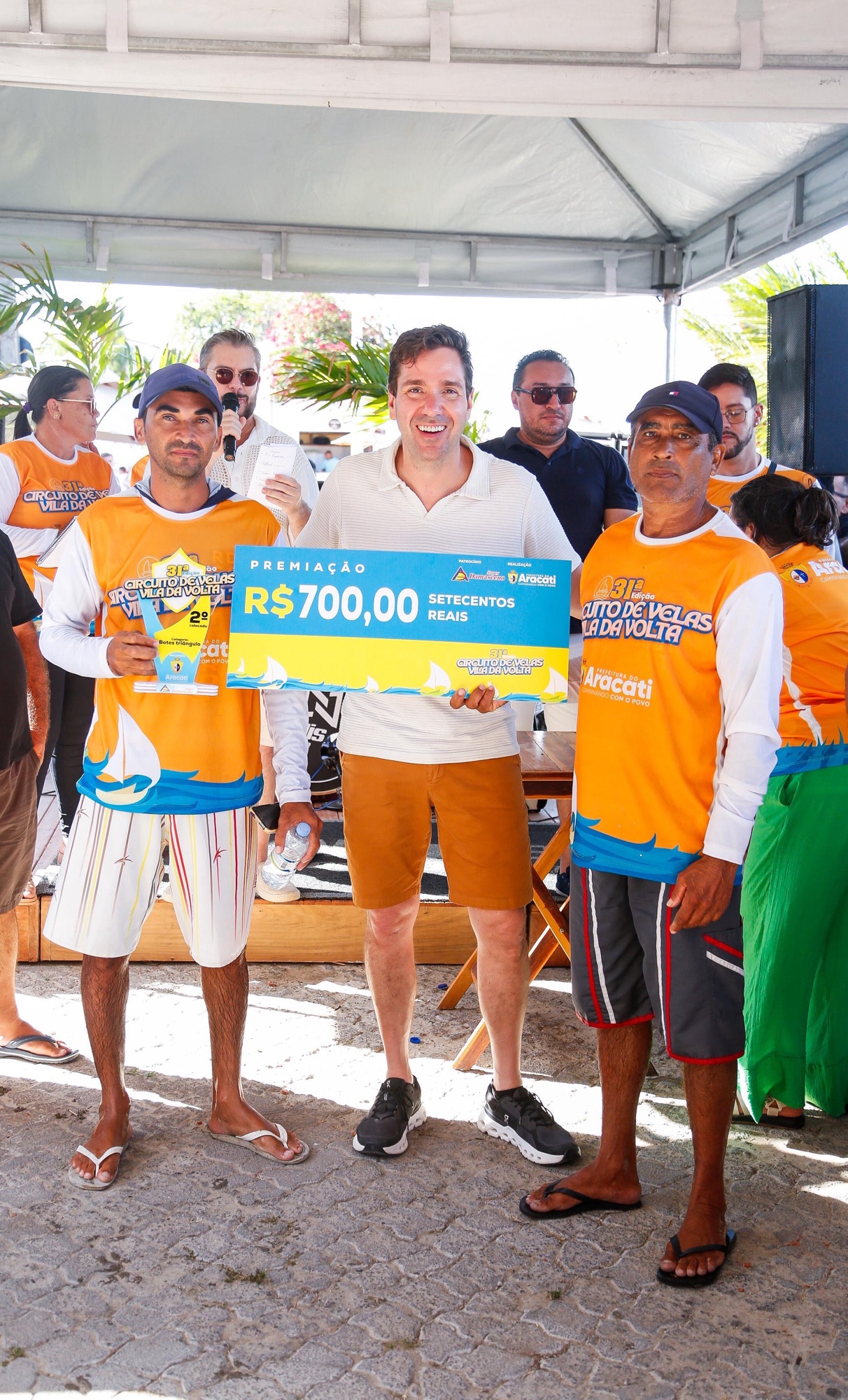 Secretário Eduardo Bismarck prestigia Circuito de Velas em Aracati