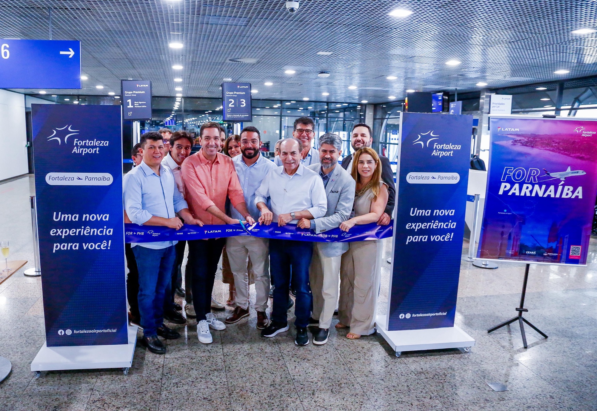 Secretário Eduardo Bismarck celebra início dos voos ligando Fortaleza a Parnaíba