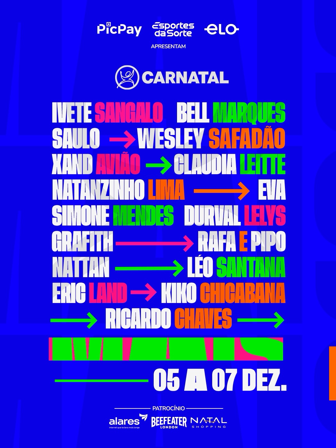 Carnatal 2025 anuncia atrações imperdíveis e consolida sua grandiosidade