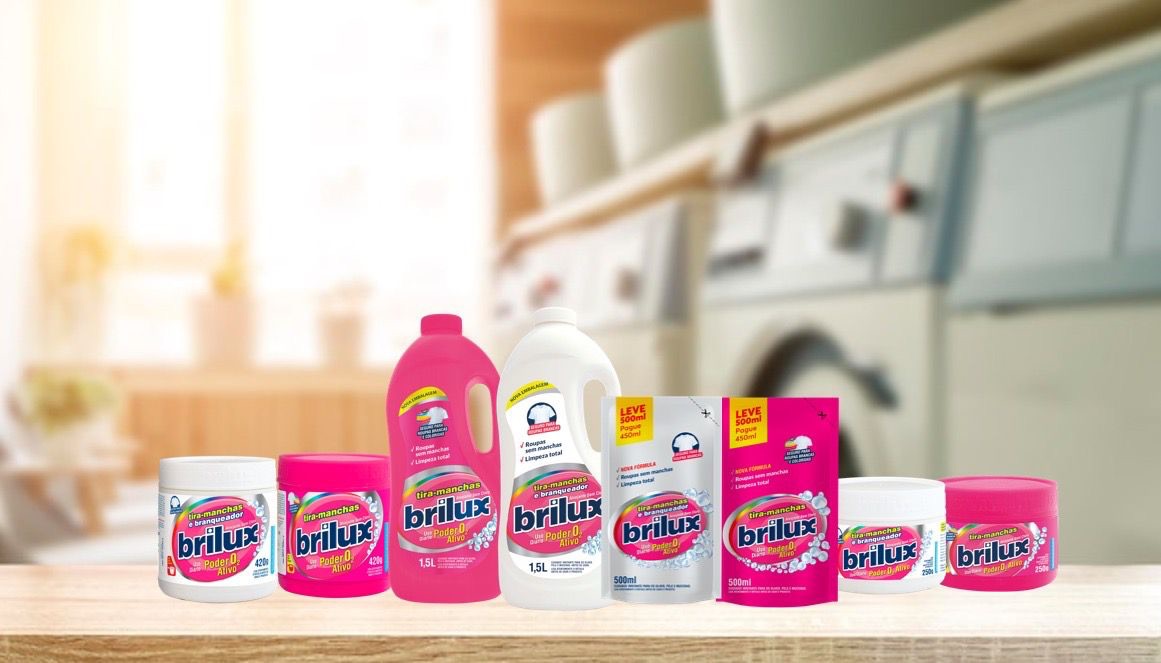 Brilux amplia portfólio com novidades em amaciante concentrado e tira-manchas