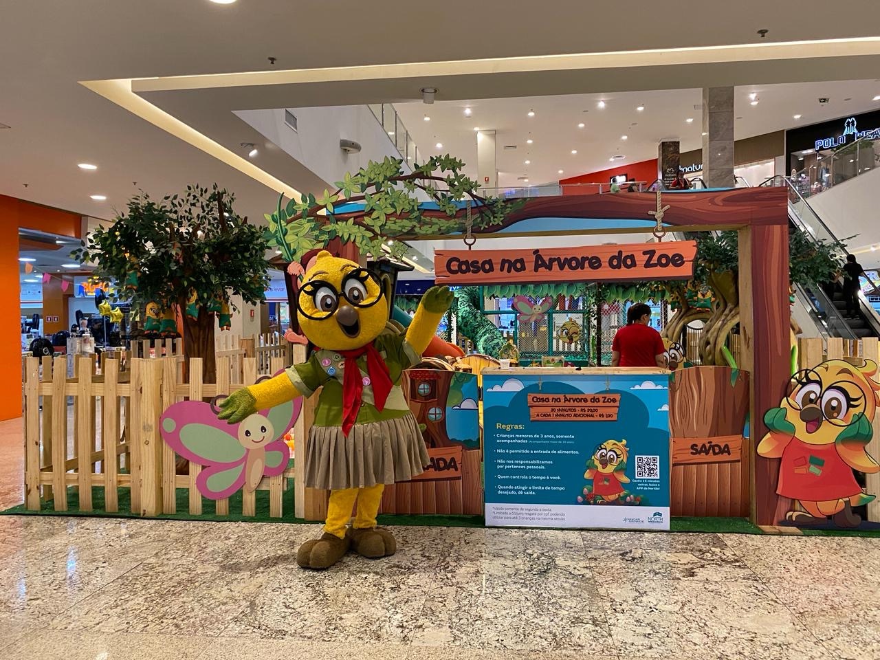 Zoe celebra aniversário com programação especial durante o mês das crianças no North Shopping Fortaleza