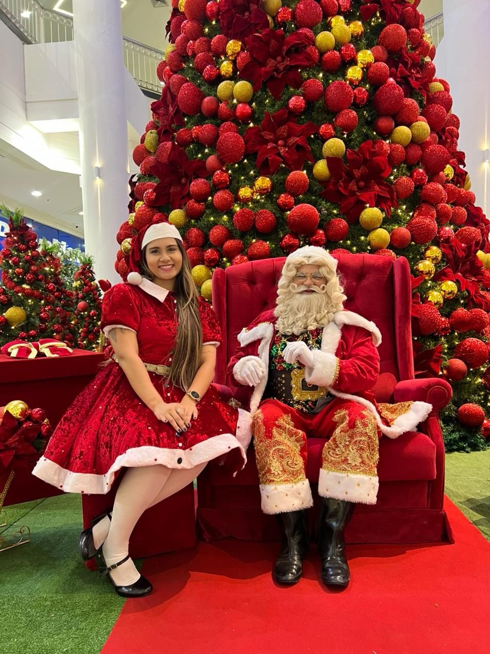 Papai Noel recebe visitação aos sábados no Shopping Aldeota