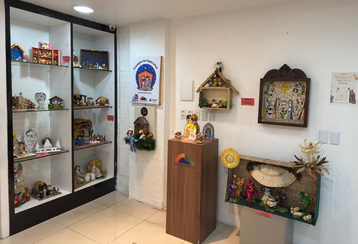 Shopping Benfica recebe mostra inédita com 50 presépios de diferentes formatos