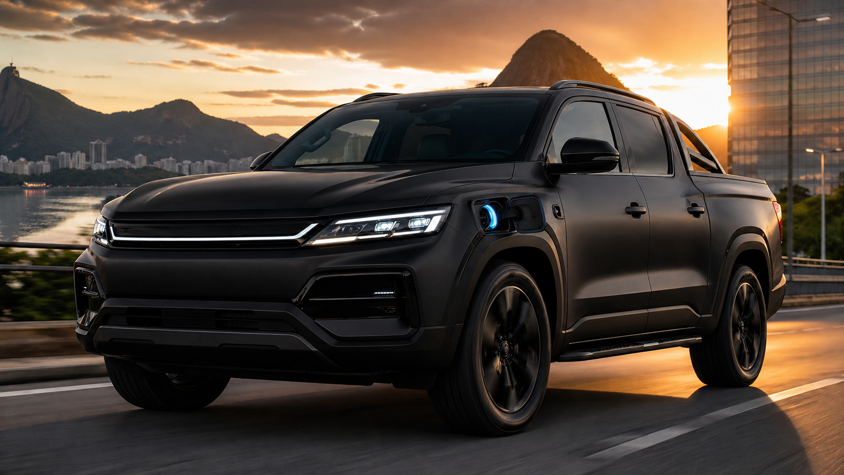 BYD prepara nova picape híbrida flex para desafiar Fiat Toro no Brasil