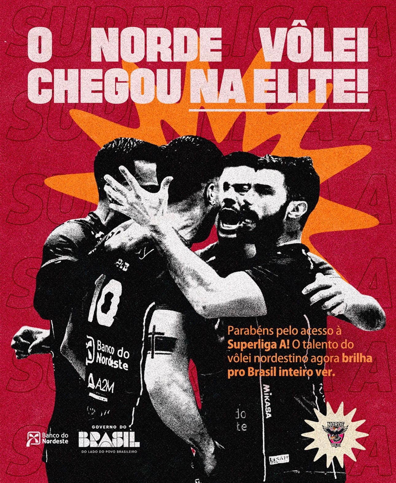 Norde Vôlei faz história, vence Araguari e garante acesso inédito à Superliga A Masculina