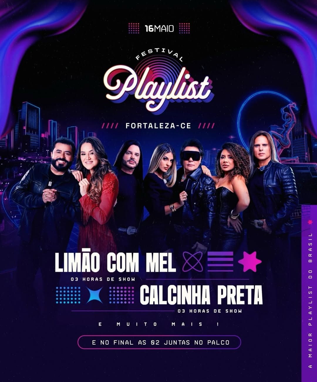 Calcinha Preta e Limão com Mel: 10 horas de forró no Marina Park Hotel