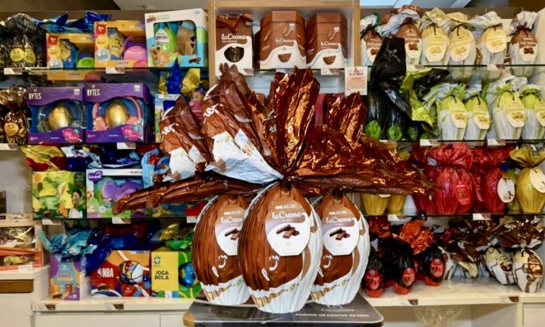 Shoppings RioMar lançam roteiro de lojas para Páscoa e promovem sorteio de ovo gigante