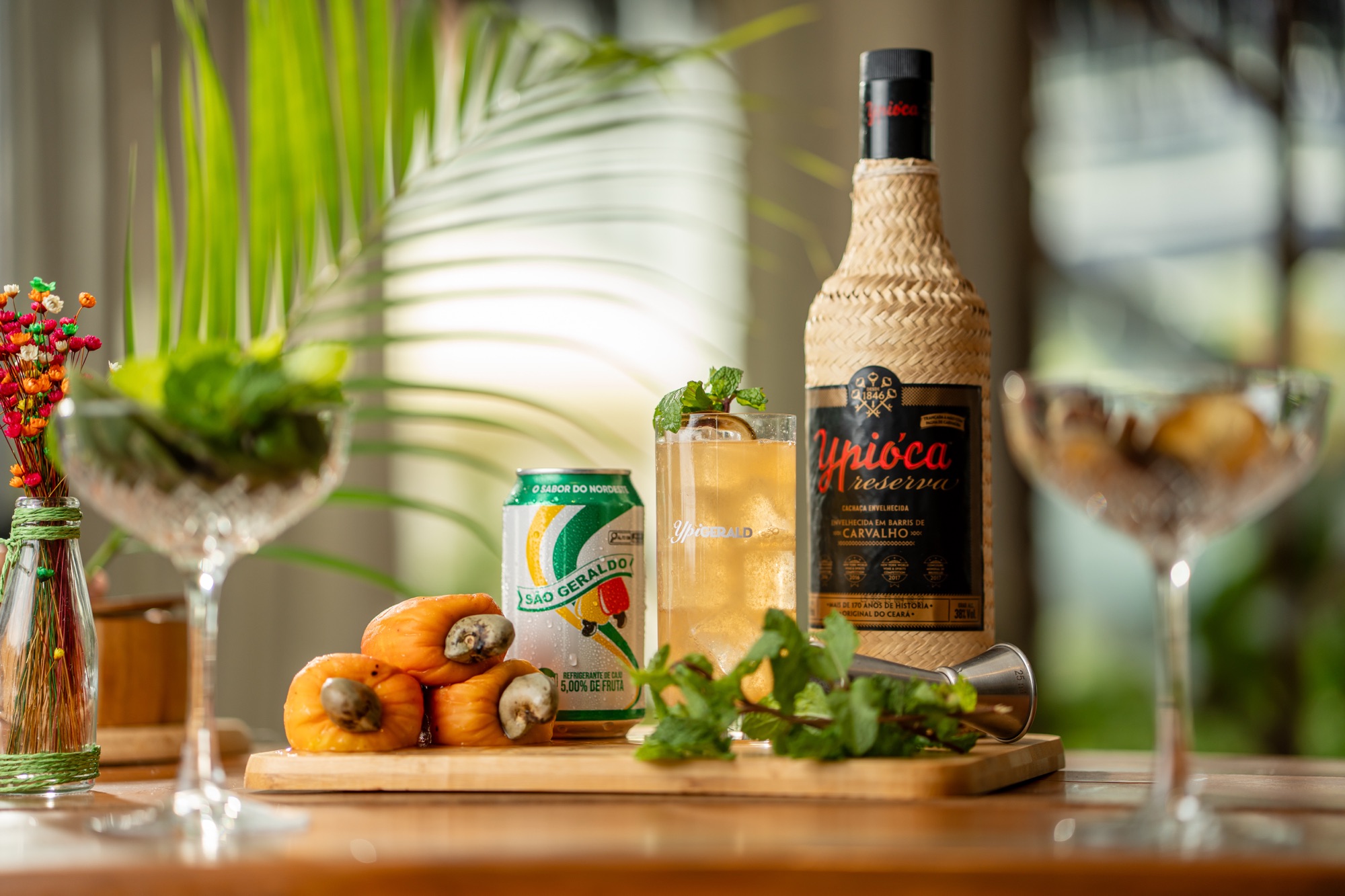 Ypigerald: Ypióca e São Geraldo lançam drink autoral que celebra os 300 anos de Fortaleza