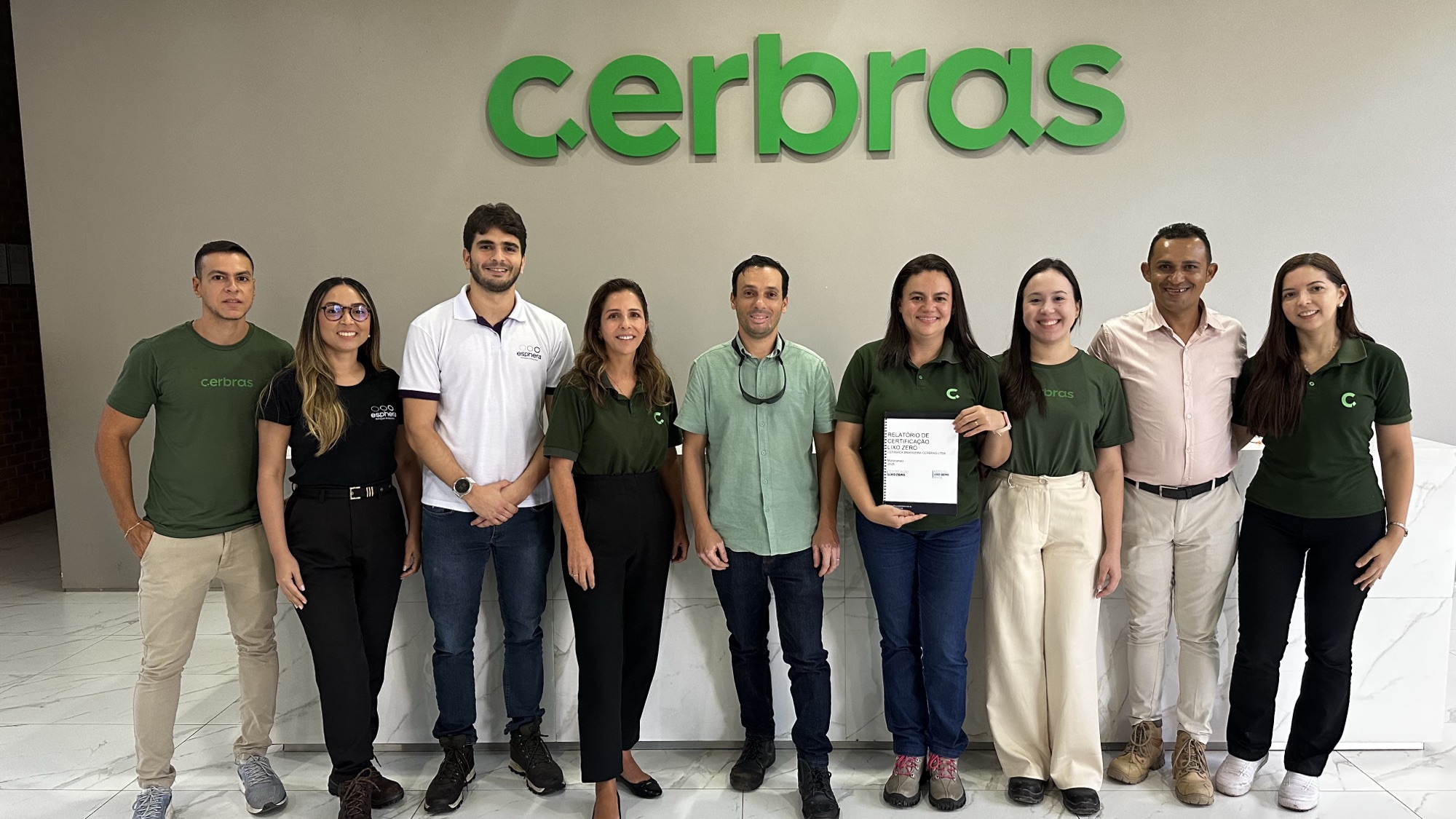 Cerbras passa por recertificação Lixo Zero e mantém nível máximo de sustentabilidade industrial