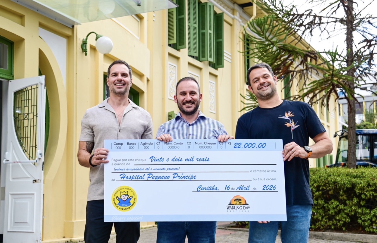 Warung Day Festival doa R$ 22 mil ao Hospital Pequeno Príncipe e reforça impacto social além da música