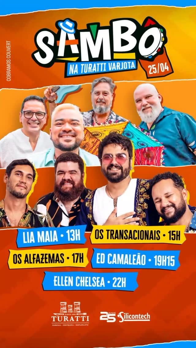 Sambô na Turatti promete 12 horas de samba e animação neste sábado em Fortaleza